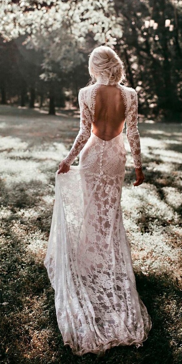 20 Bold Open Back And Backless Wedding Dresses 2024