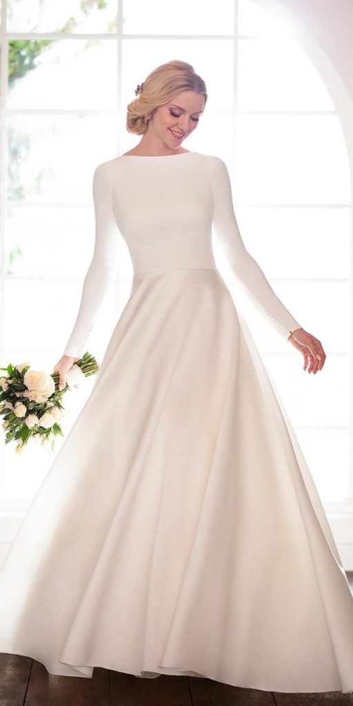 20 Modest Simple Wedding Dresses | SMYD