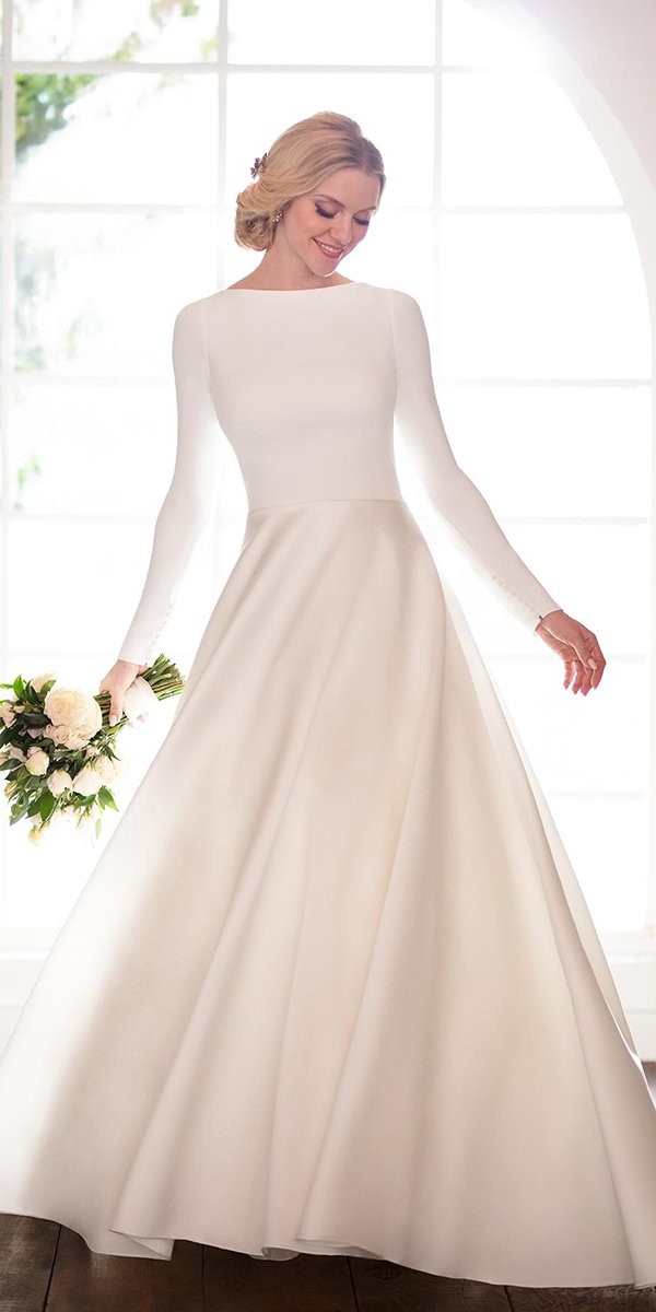 Modest Simple Wedding Dresses Smyd
