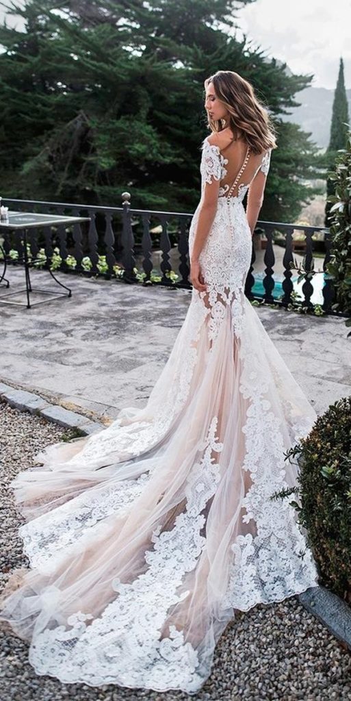 off-the-shoulder-wedding-dresses-mermaid-lace-backless-blush-with-illusion-sleeves-noranaviano