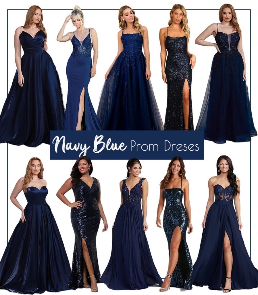 Top 30 Navy Blue Prom Dresses 2025 SMYD